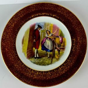 Wood and Sons Decorative Plate, “Fine Black Cherries”